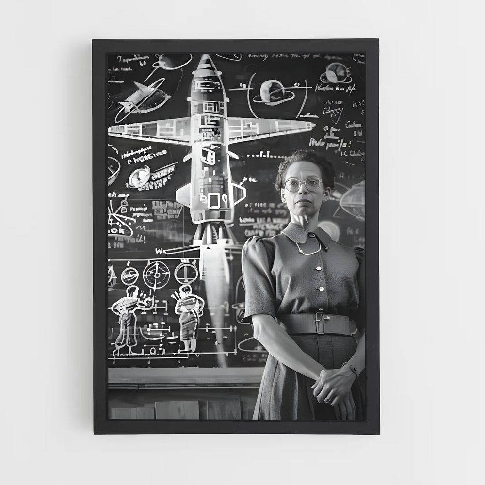 Poster L'Ingénieure des Étoiles – affiche Astronautes (vue 2)